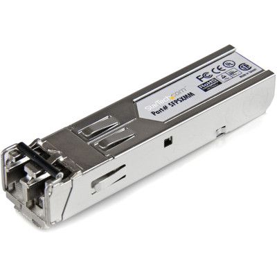StarTech SFPSXMM .com MSA Uncoded SFP Module - 1000BASE-SX - 1GE Gigabit Ethernet SFP 1GbE Multi Mode Fiber (MMF) Optic Transceiver - 550m DDM
